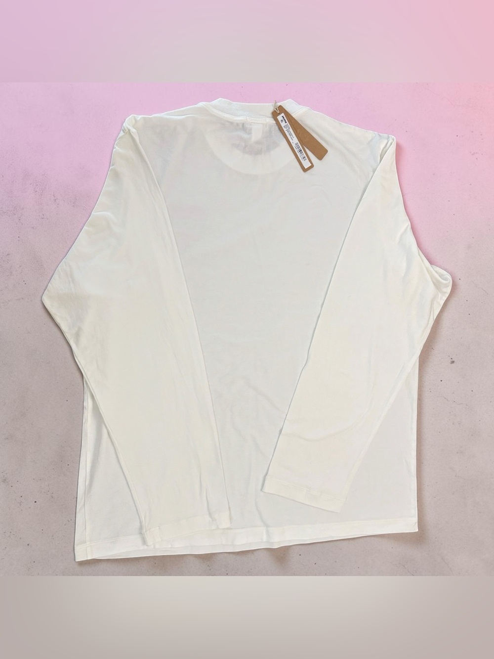 💓SKIMS Boyfriend Long Sleeve & Boxer Set | Marble Heart Banner | M | NWT - Picture 7 of 9